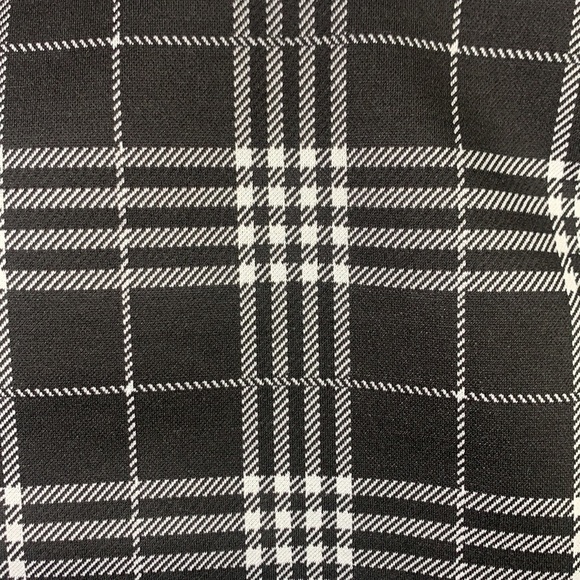 Love Tree Plaid Crop Top - Black/Grey, Spaghetti Straps, Size Small - Picture 7 of 7